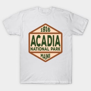 Acadia National Park badge T-Shirt